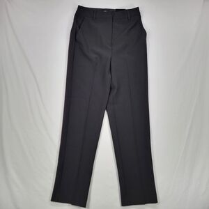 Express Women's Pants Size 0L Editor Straight Ankle Super High Rise Black NWT
